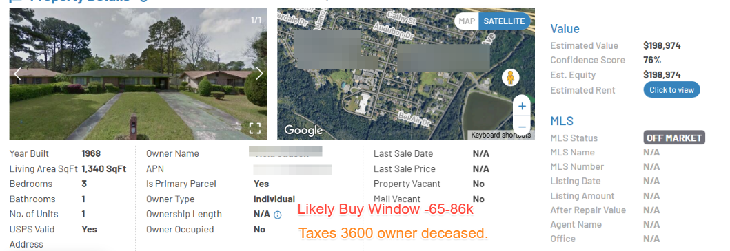 Distressed Property Proof Card